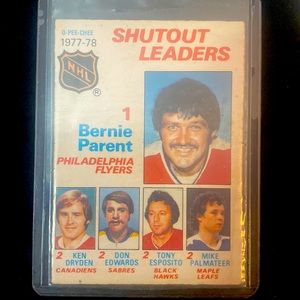 O-PEE-CHEE 1977-78 Shutout Leaders